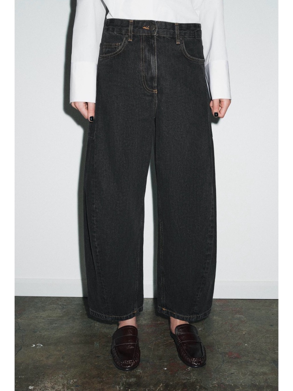 ZW COLLECTION MID-RISE ANKLE BALLOON JEANS NWT Size 25 - Picture 2 of 12